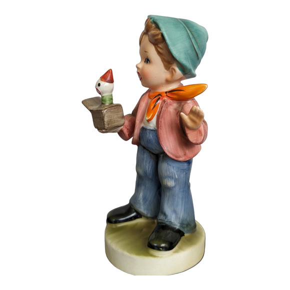 The Hummel Figurine Boy With Jack In The Box 
VINTAGE - Picture 4 of 10